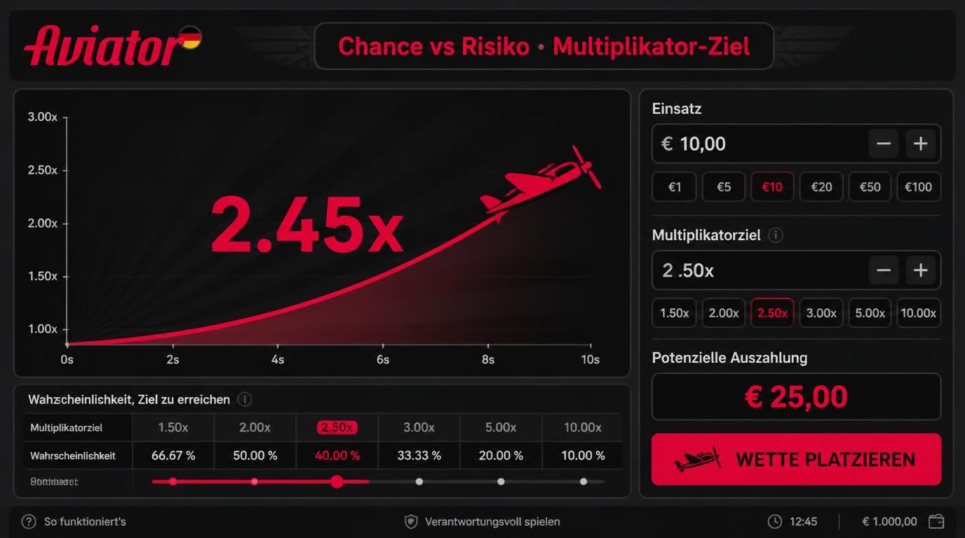 Visualisierung eines Gewinnchancen-Rechners